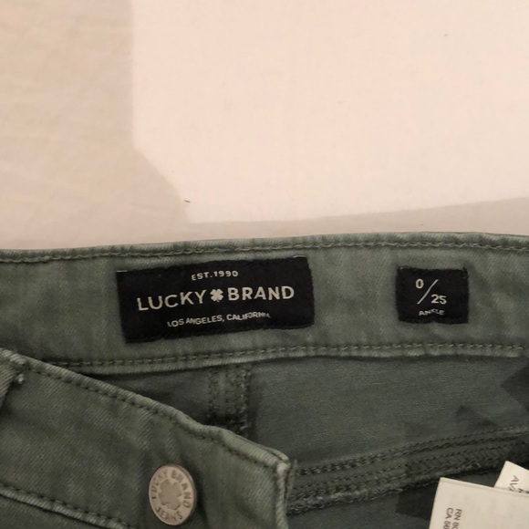 Lucky Brand Ava Skinny Jeans (army green) - Picture 2 of 4